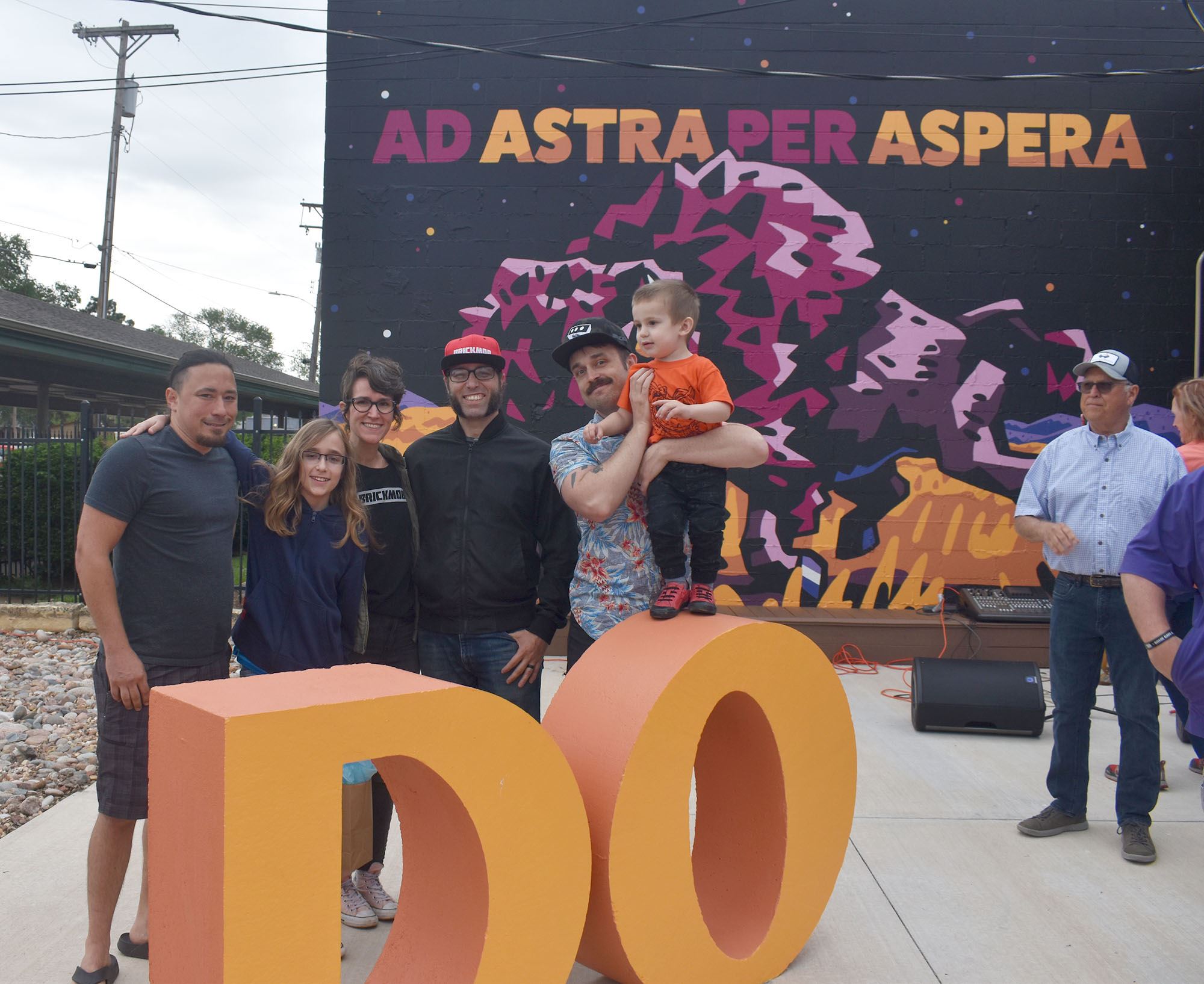 Mural Plaza Ribbon Cutting