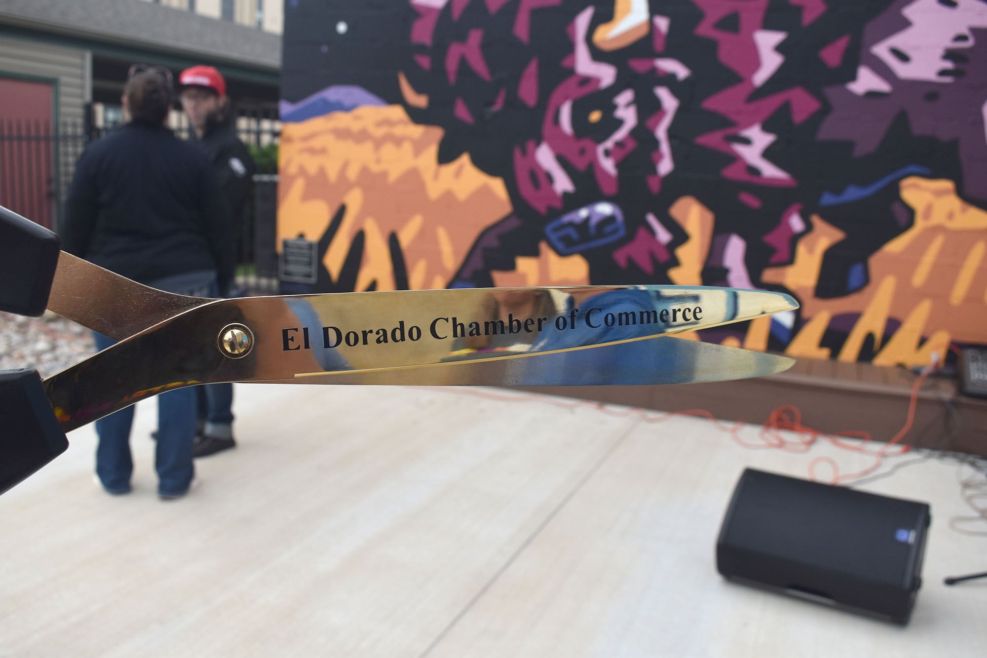 Mural Plaza Ribbon Cutting