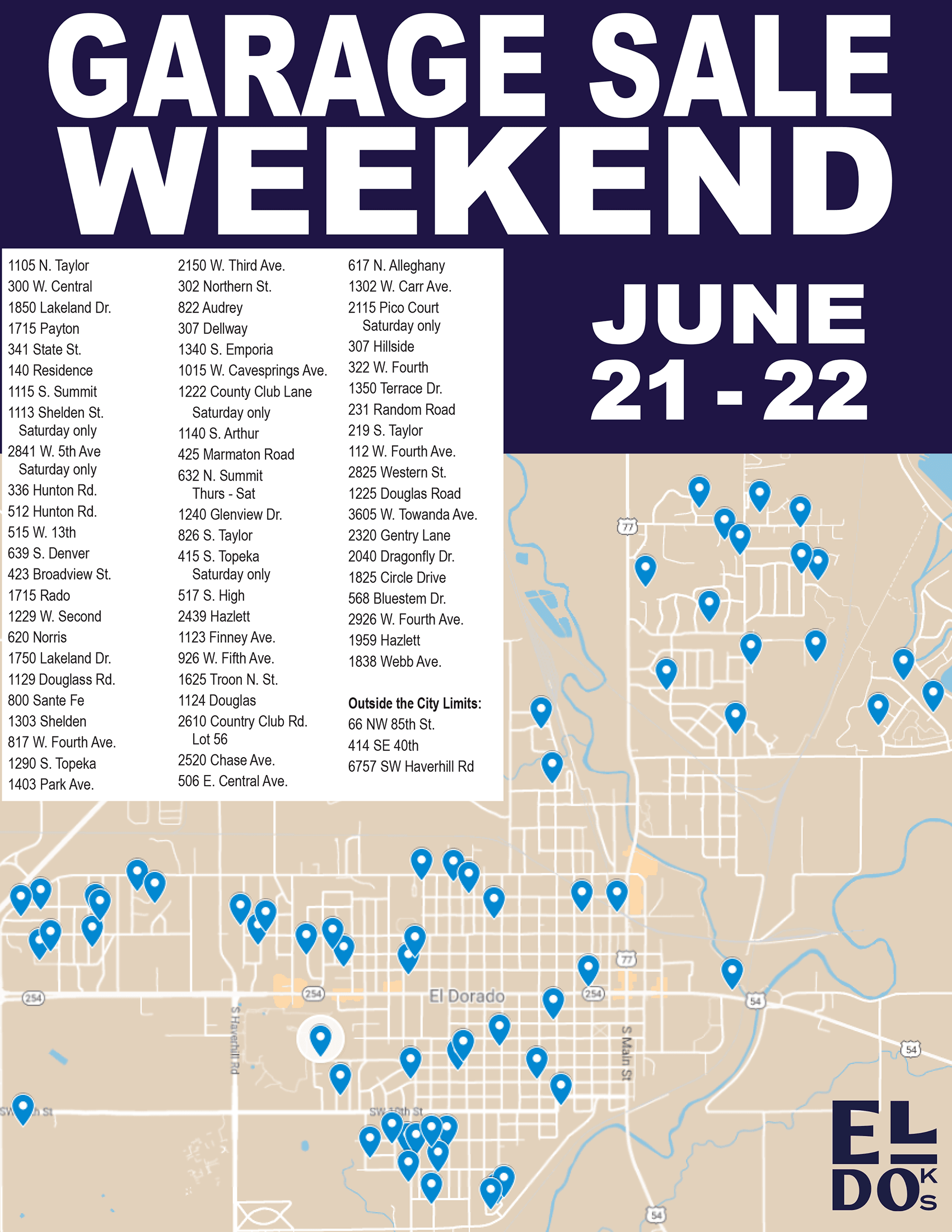 Garage Sale Weekend Map 2024