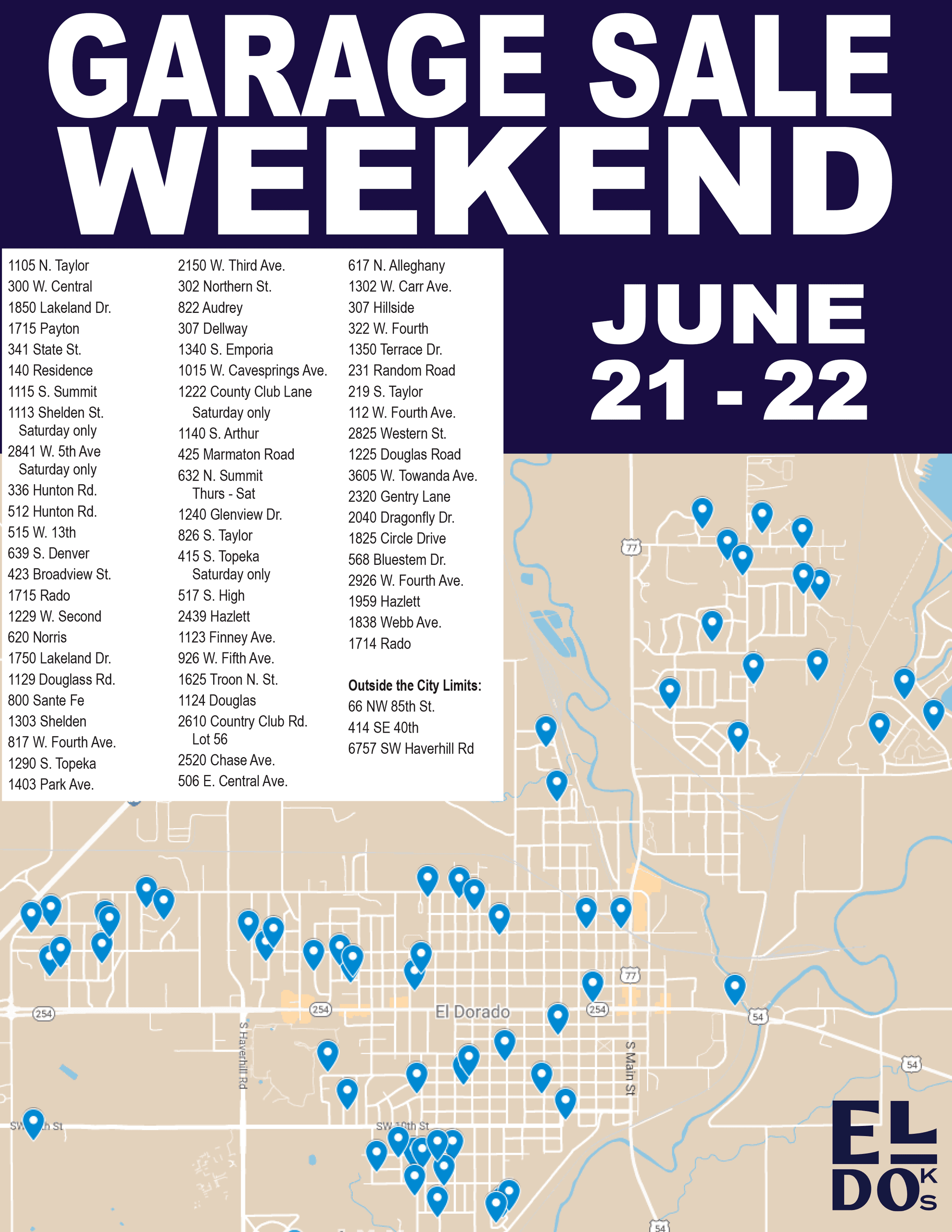 Garage Sale Weekend Map 2024