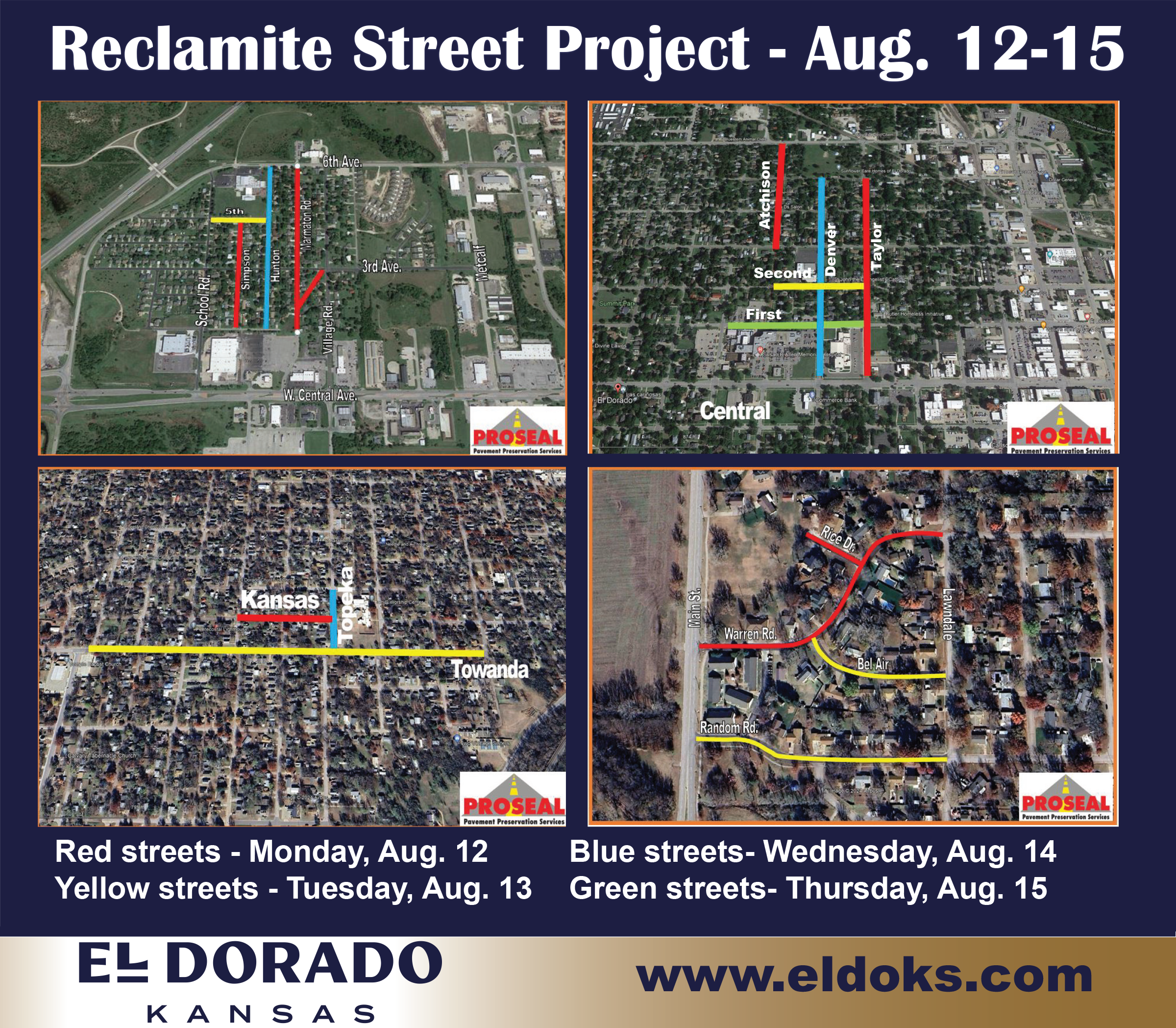 Reclamite street project 2024