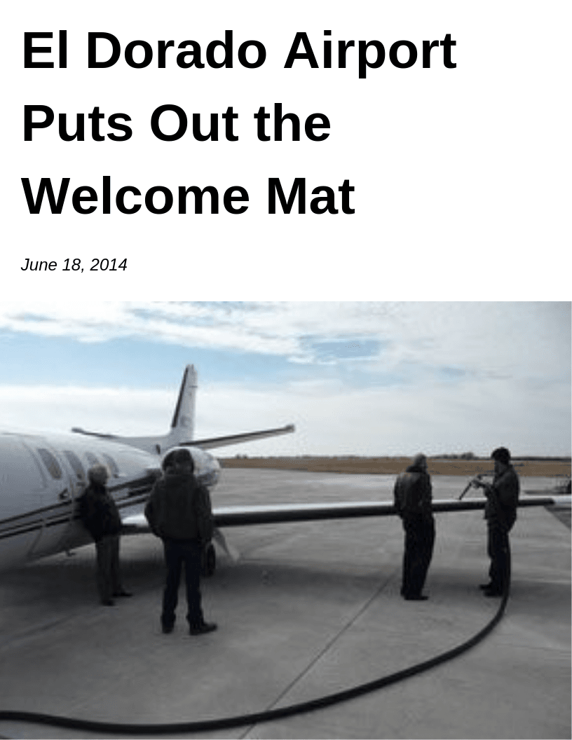 El Dorado Airport Puts Out the Welcome Mat