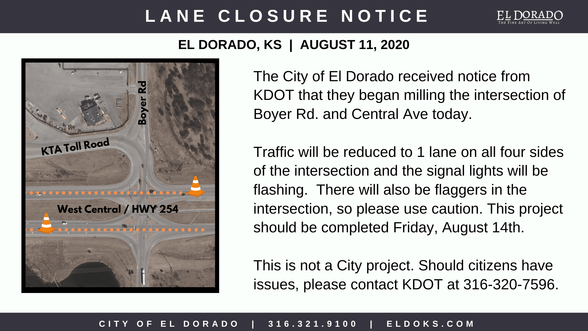 Boyer and Central Road Work