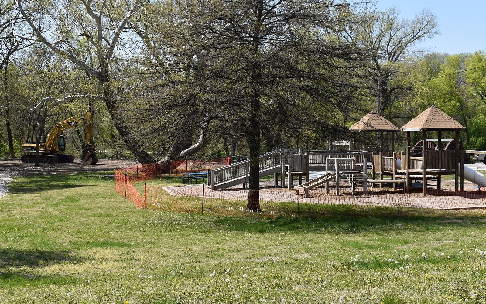 Riverview Park construction